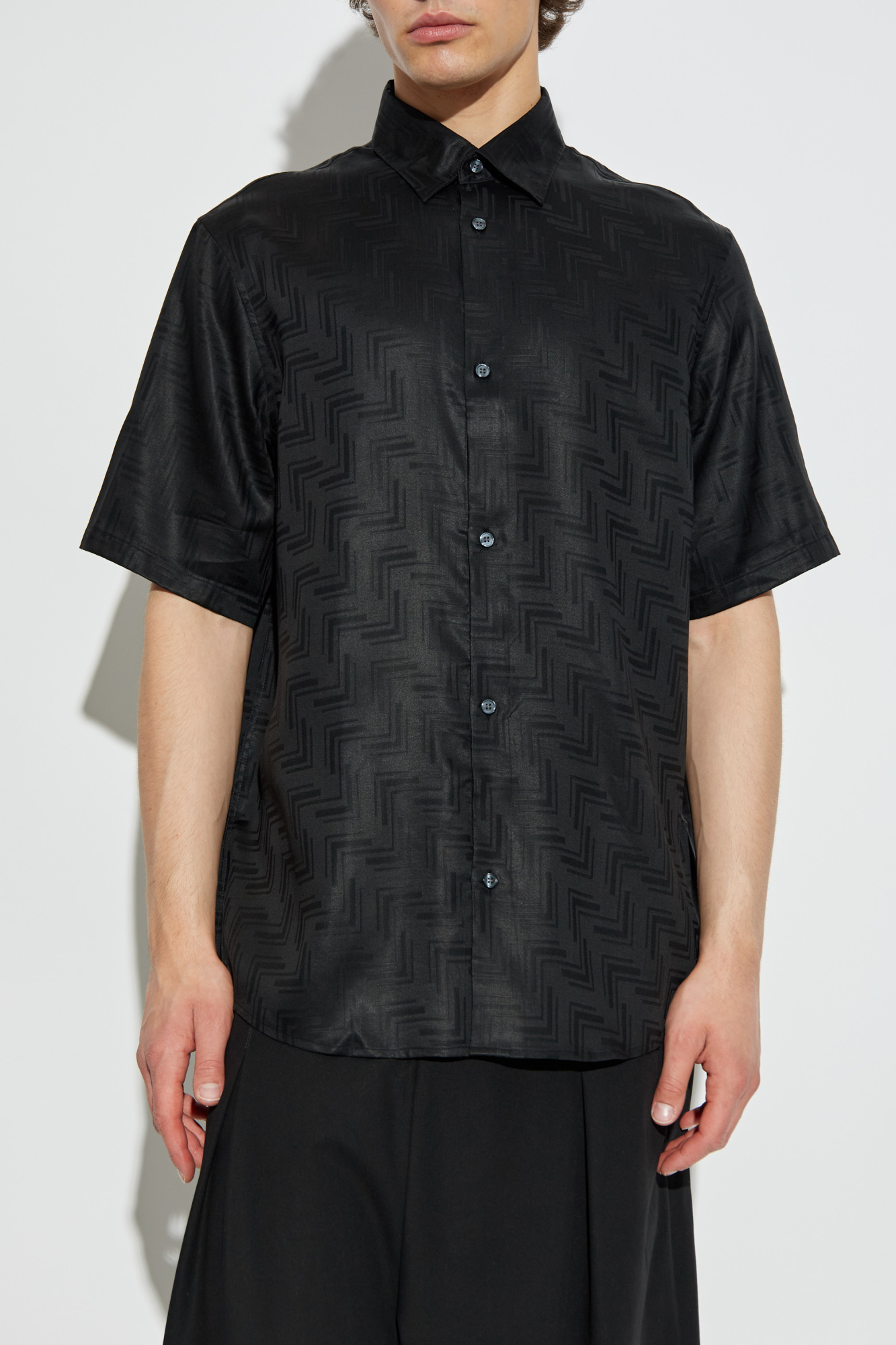 Emporio Armani Patterned shirt | Men's Clothing | Vitkac